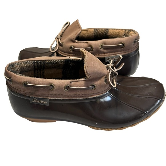 Skechers Shoes - Skechers Women's Pond-Posy One-Waterproof Bow Duck Shoe Rain Boot Sz 7